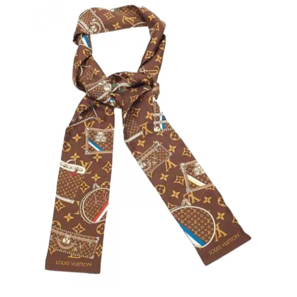 *LOUIS VUITTON* SILK MONOGRAM TRUNKS BANDEAU